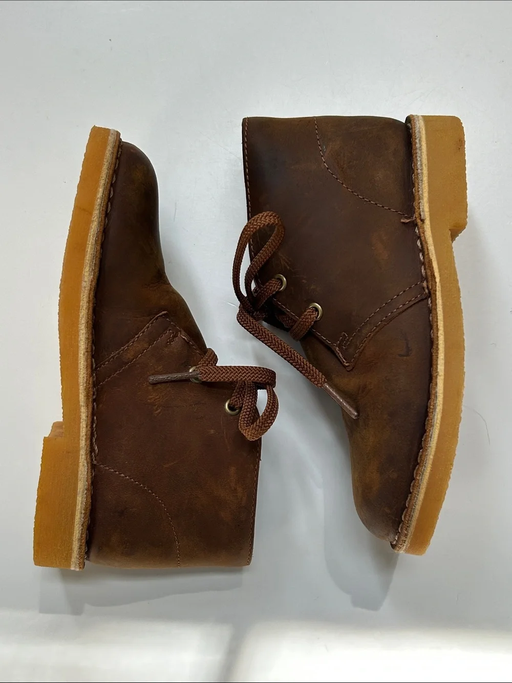 Clarks Desert Boot Kids Beeswax Little Kid Size US 10 W